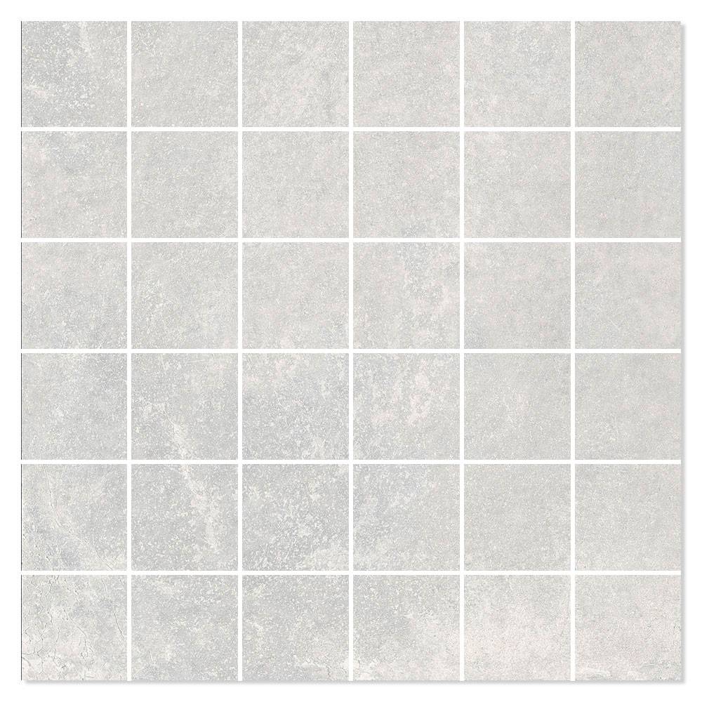 Mosaik Klinker Crossover Ljusgrå Matt 30x30 (5x5) cm