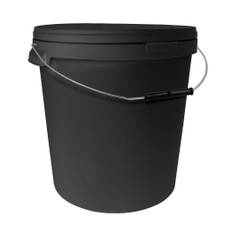 Spand med låg og håndtag 33 L