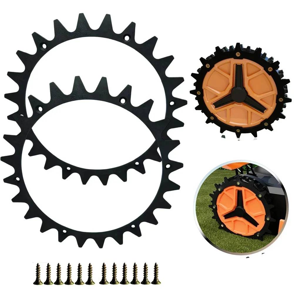 2pcs Lawn Mower Spikes For Worx For LANDROID Mowing Robot L Lawnmower 225mm WR153E WR155E Trimmer Garden Power Tools Parts