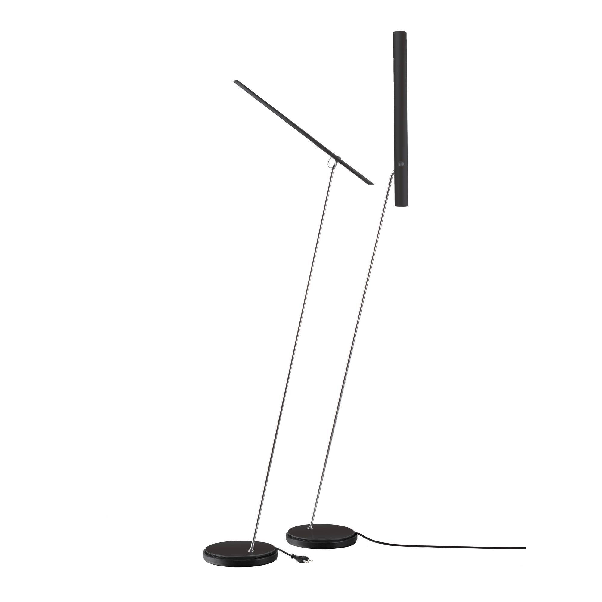 Baltensweiler LET S Golvlampa, Svart Fot - Aluminium, Svart och Krom