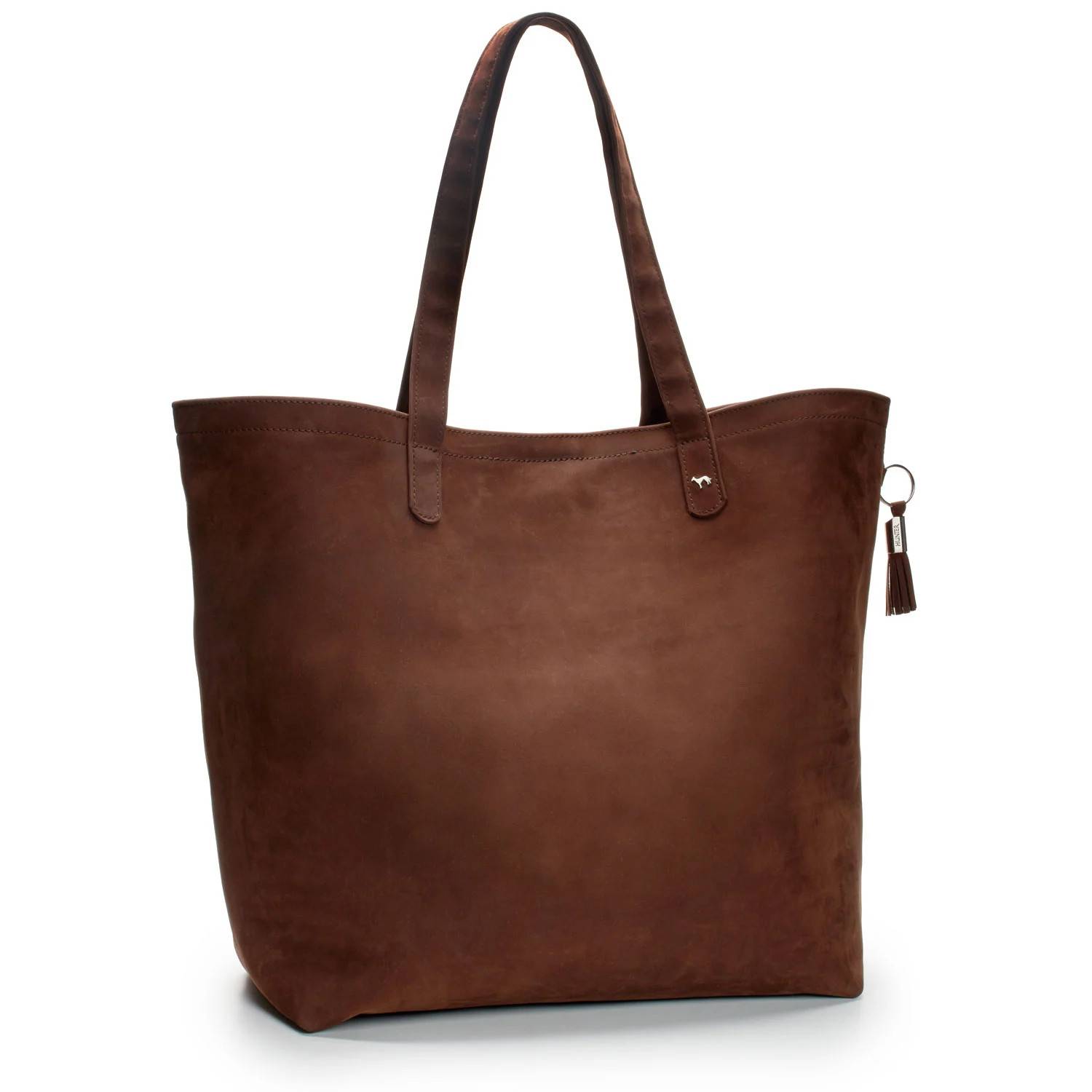 Shopper Skuldertaske Pisa Mørkebrun.