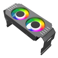 NEEDCOOL D50 Minneskylningsfläkt Kylfläns för Minnesmodul Dual 5020 Fläktar ARGB Light Synkron RAM-värmeavledare