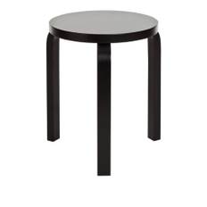 Artek - Pall 60 Hellackad Svart - Sittpallar - Alvar Aalto - Svart - Trä