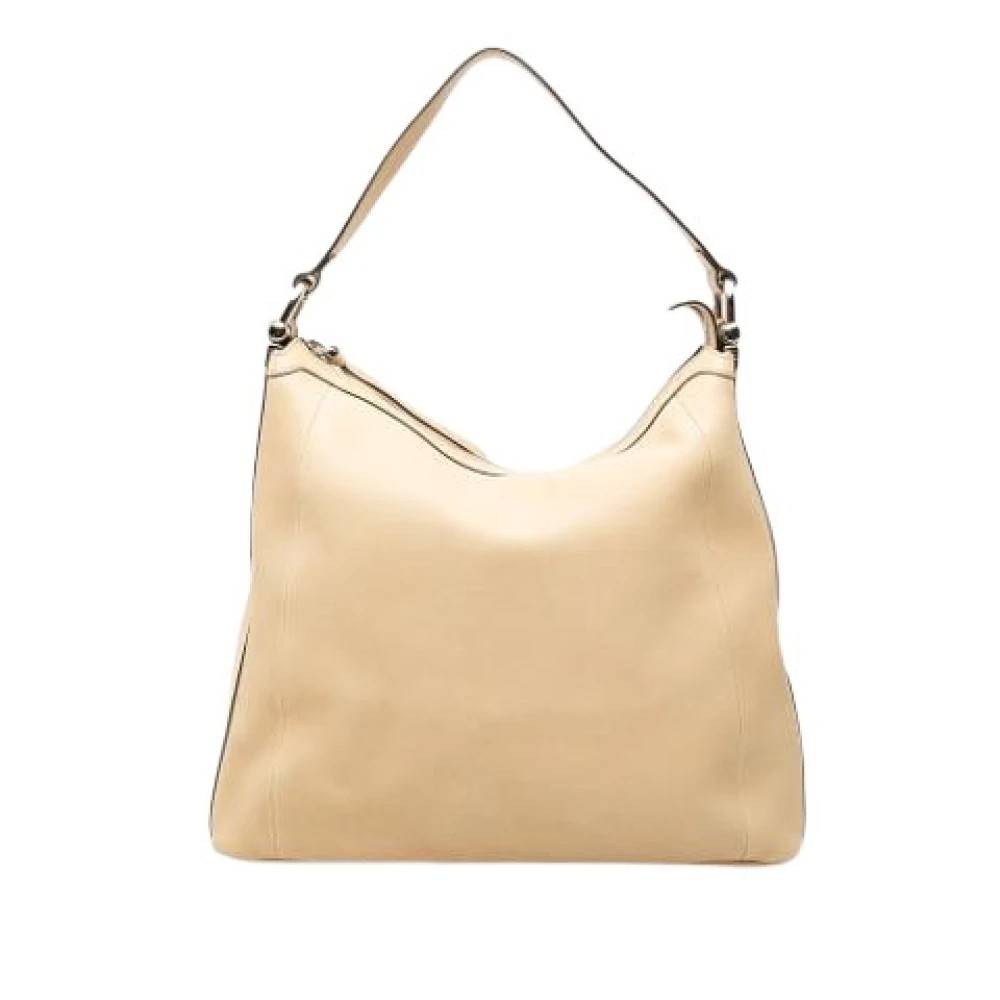 Gucci Vintage Pre-owned Vintage Skuldertaske - Vintage - Dame - Beige - ONE SIZE - Uld