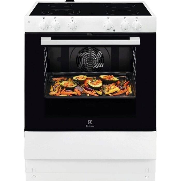 Electrolux 500 SurroundCook Glaskeramisk komfur 70 cm med aqua cleaning LKC74000SW