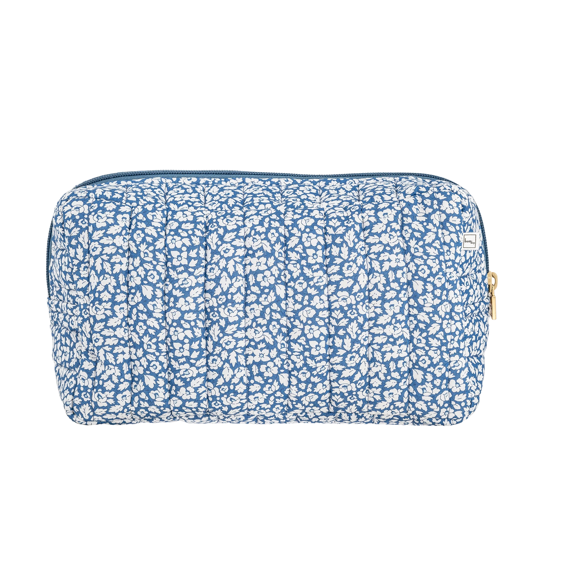 Bon Dep - Pouch square mw Liberty Feather Blue.