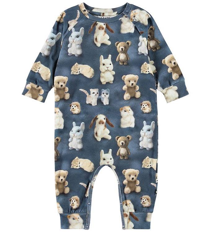 Molo Onesie - Fairfax - Fält Friends - Molo - 1 år (80) - Onesie