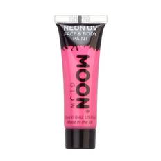 Intens neon UV ansigts og kropsmaling 12 ml Moon Creations pink