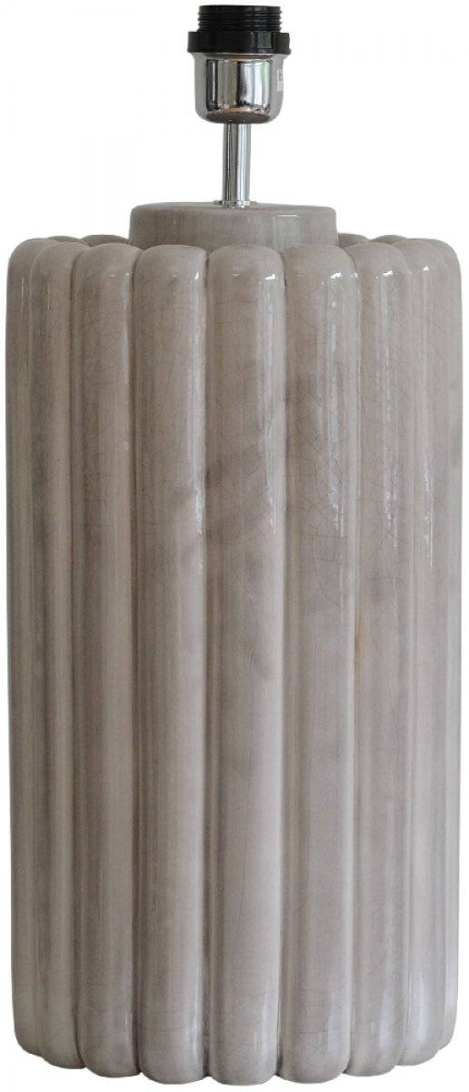 Odessa 49cm Lampfot Grey crack