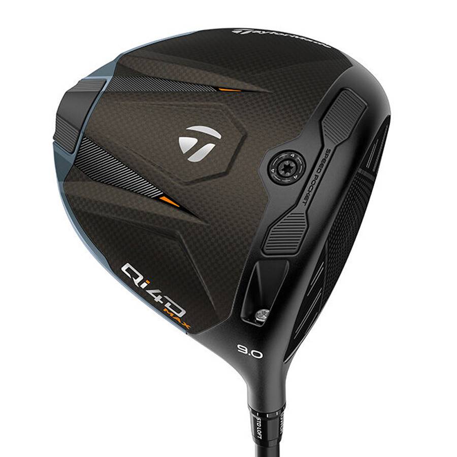 Venstrehånds TaylorMade Qi4D Max Driver 10.5 graders loft X flex