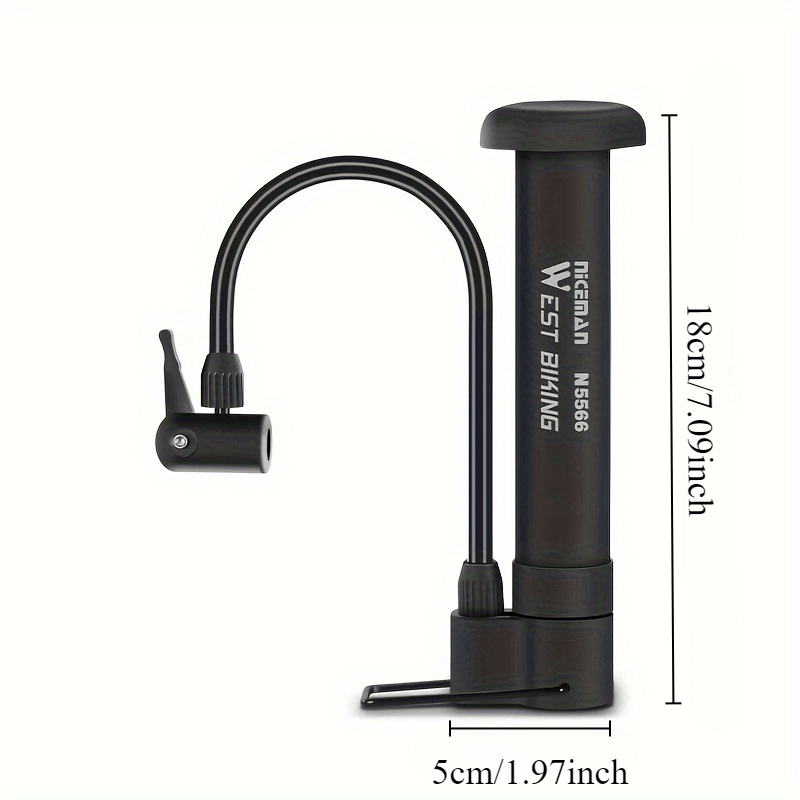 TEMU Bike Manual Air Pump, Cycling Additions-1pc