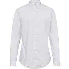 Tiger of Sweden Filbrodie Mand Pure White Langærmede Skjorter Str 41 - hos Magasin