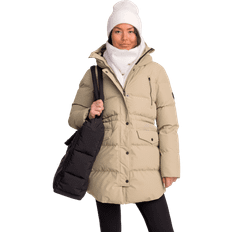 Everest W Warm Parka Vinterjackor Beige Clay - 34