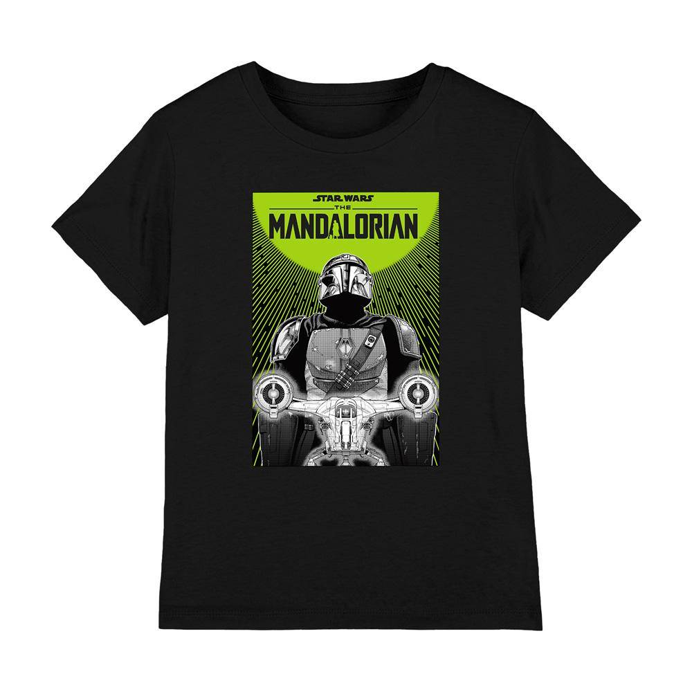 Star Wars The Mandalorian Childrens/Kids Razor Crest Poster T-Shirt 12-13