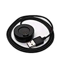 SYSTEM-S USB 2.0 kabel 100 cm laddningskabel för Garmin Venu 1 2 2S SQ Lily Smartwatch svart