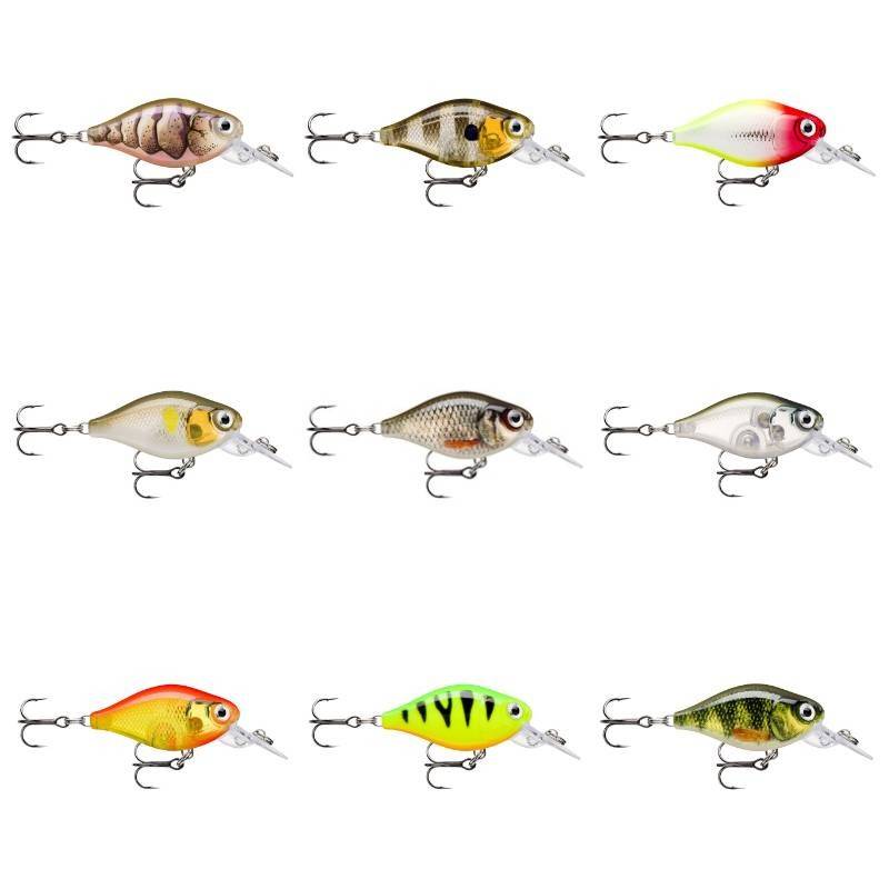 Micro Wobbler Rapala X-Light Crank Mid Runner - Mid runner / 3.5cm AYU