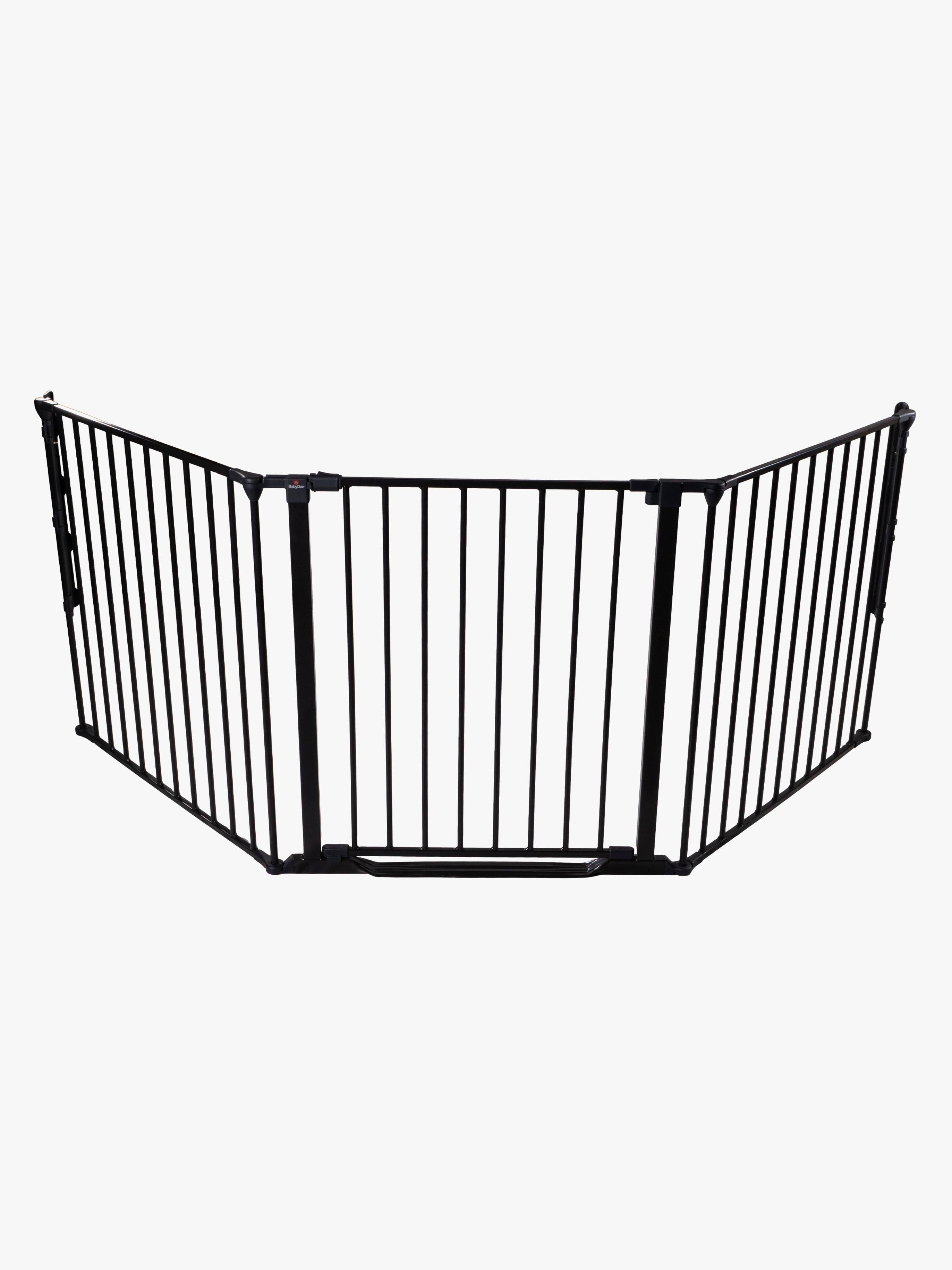 BabyDan Flex StepFree L Skruegitter, Sort