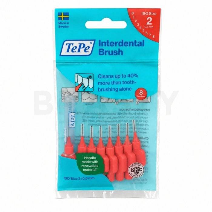 Tepe Vanliga interdentalborstar (0,5 mm röda 8 st)