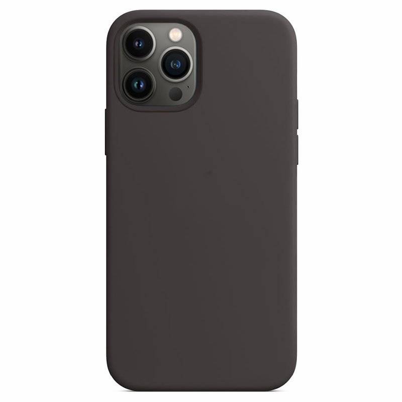 Premium silikone cover med MagSafe til iPhone 13 Pro Max, Sort