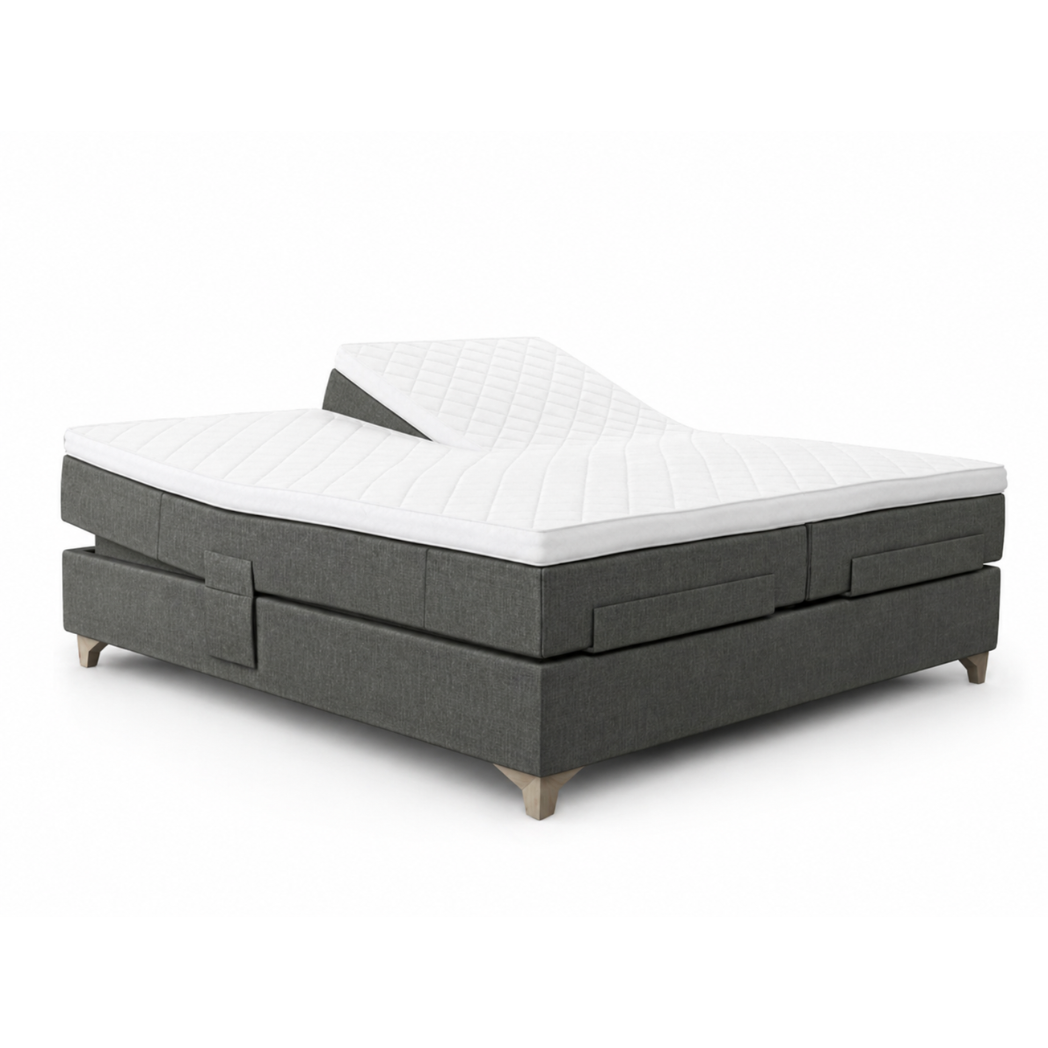 Jensen senge - Prestige Dream elevationsseng m/topmadras inkl. sengeben - B180 x L210 cm / Prestige 399 Cloud / StarRose