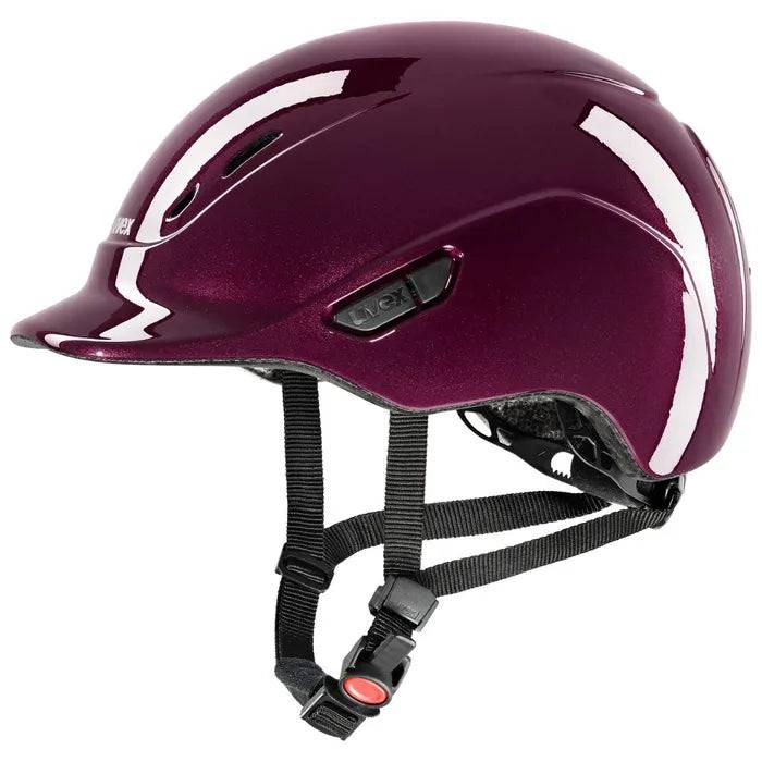 Uvex Kidoxx Shiny ridehjelm - 3XS-XS / Burgundy Shiny