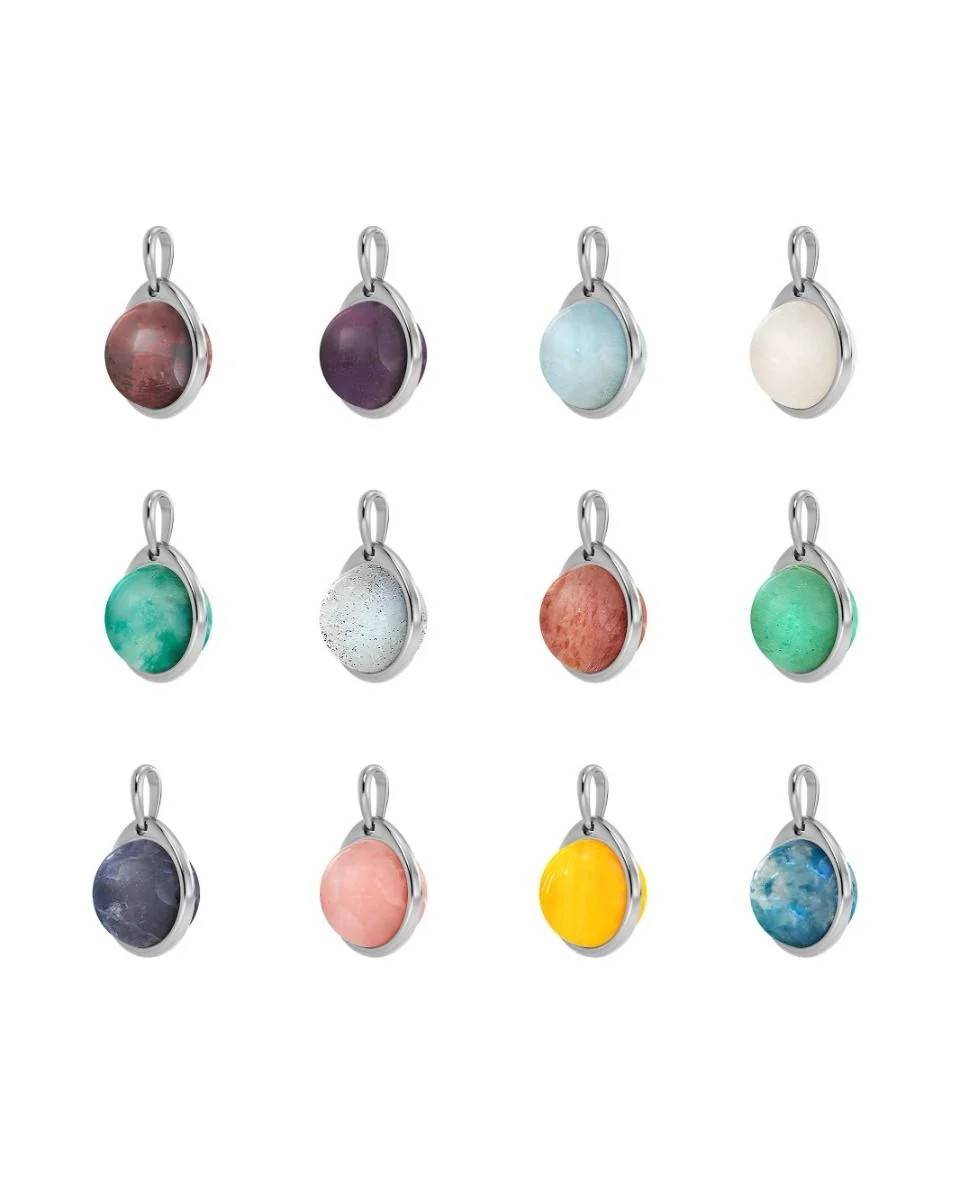 Edblad Berlock Birthstone Hänge Silver - April