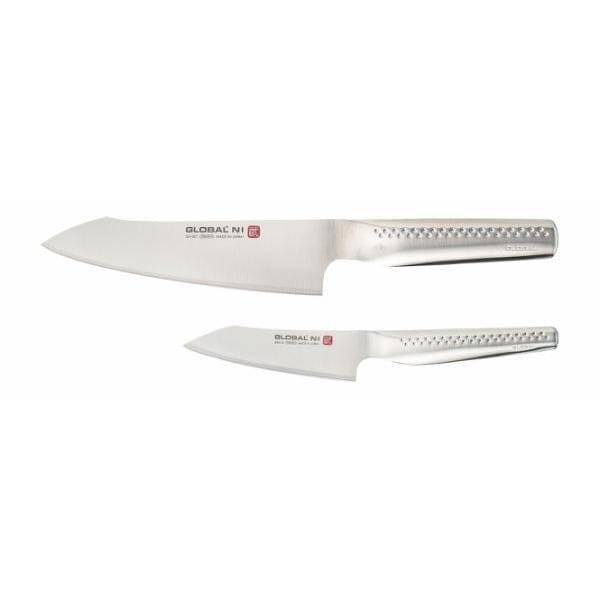 GLOBAL - Knivset 2-delar GN-007, GNS-04 - Rostfri