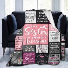 1pc Pink Plaid Flannel Blanket/Soft And Warm Blanket For All Seasons/Gift Square Blanket/Bed Chair Car Sofa Blanket - Multicolor - 100*150,150*200,130*150,70*100