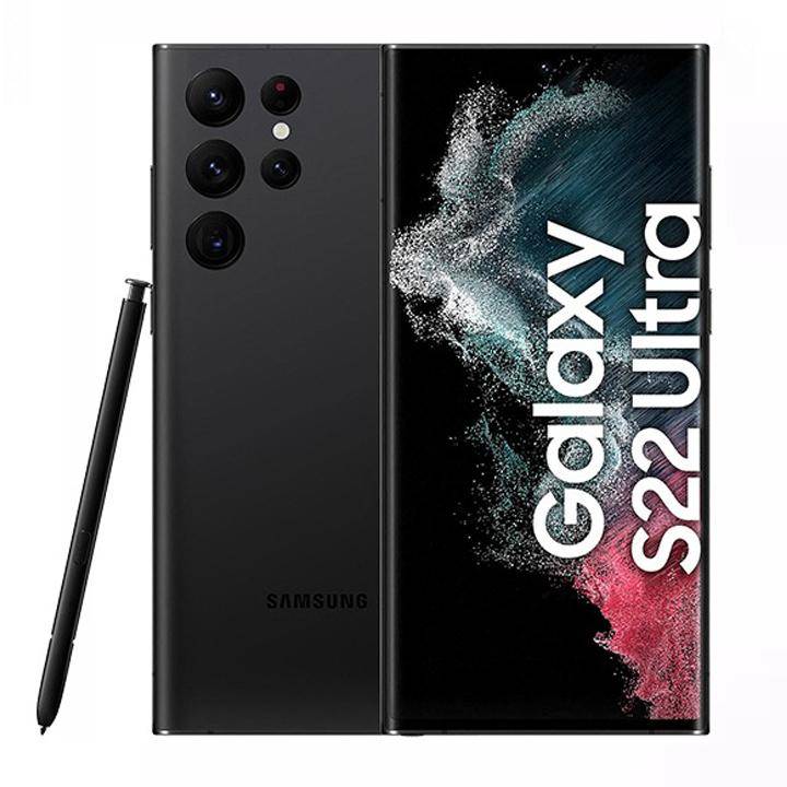 Renoverad Samsung Galaxy S22 Ultra 5G 12GB RAM+128GB/256GB Smartphone SIM+eSIM Upplåst vinröd