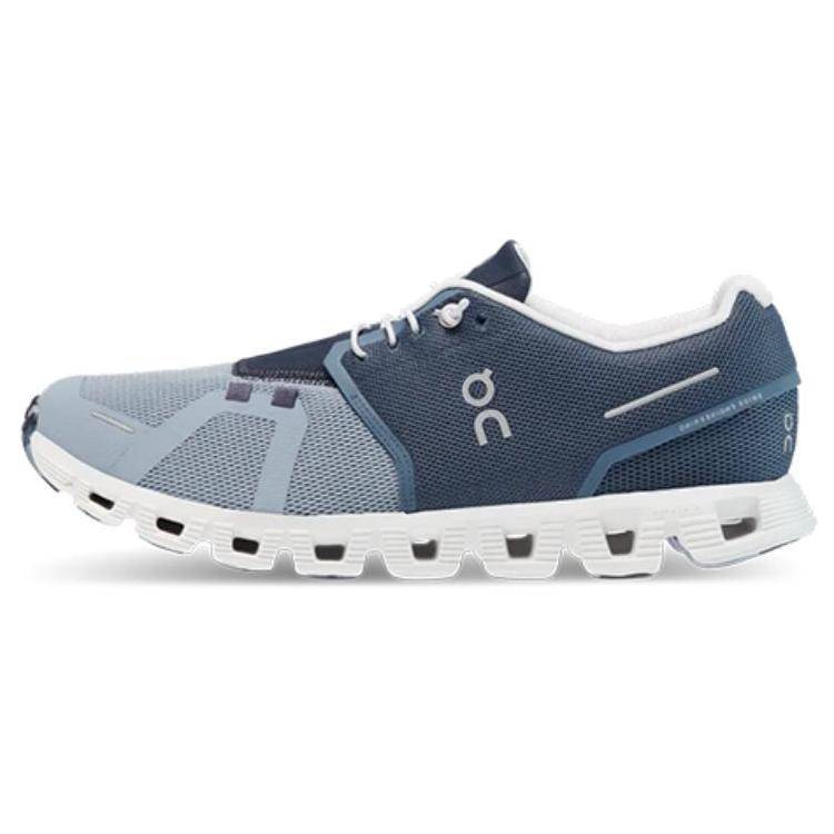 ON Cloud 5 Fuse Storm Chambray Herr Sneakers Blå 68.98807 cm gray