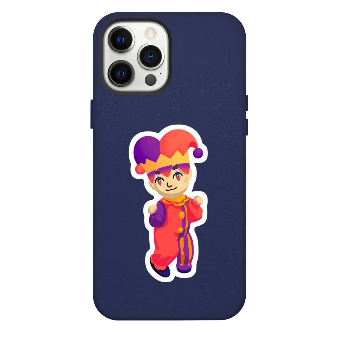Tomodachi Life Hugh Morris Phone Case For iPhone Samsung Galaxy Pixel OnePlus Vivo Xiaomi Asus Sony Motorola Nokia - Hugh Morris Clown Fit Portrait Sticker.