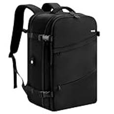 HOMIEE Reseryggsäck 40 L Ryggsäck Herr Laptop Ryggsäck 17,3 tum Stor Kapacitet Flygplan Ryggsäck Handbagage Vattentät Ryggsäckar Män Arbete Resor Universitet Skolan
