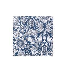 Klippan Yllefabrik - Sunflower Paper Napkins Dark Denim - Servetter och tillbehör - William Morris