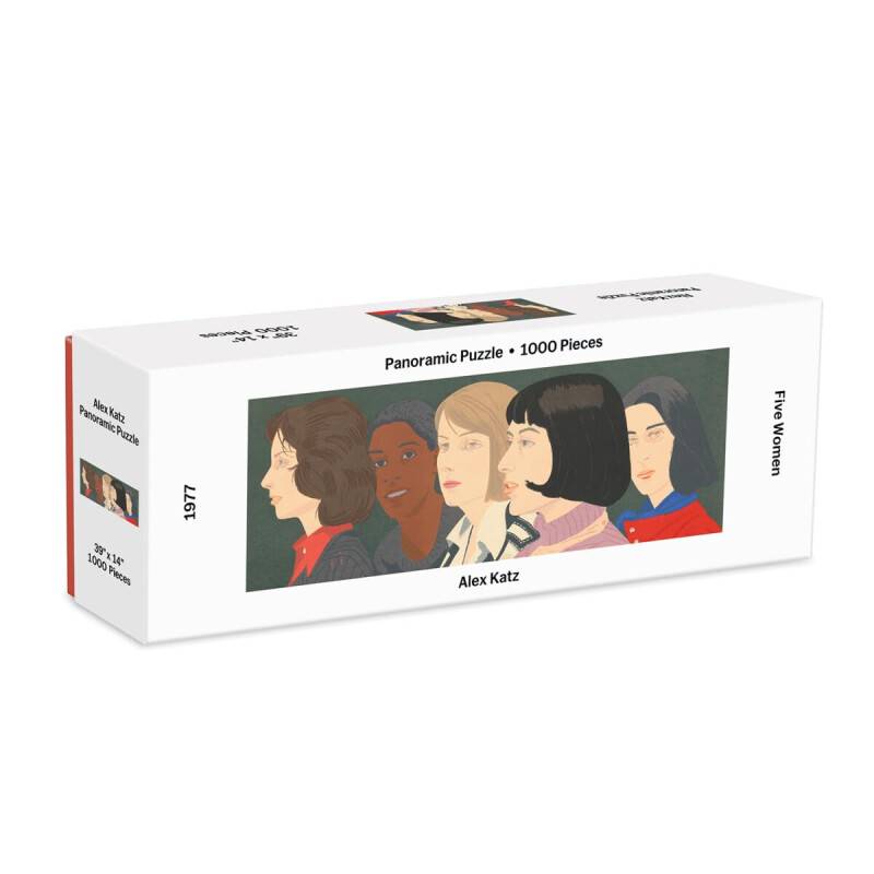 Galison 9780735366770 MoMA Alex Katz Five Women Panoramic Puzzle