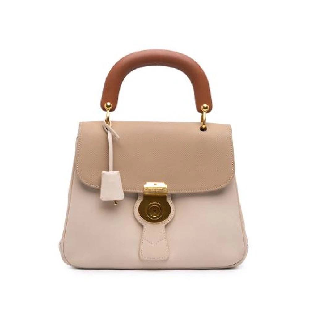 Burberry Vintage Pre-owned Dk88 Satchel - Vintage - Dame - Brun - ONE SIZE - Læder