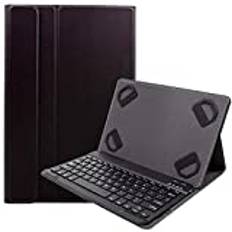 Theoutlettablet® Avtagbar Bluetooth-tangentbordsfodral för Samsung Galaxy Tab A8 (2021) 10.5" SM X200 / X205 Färg Svart