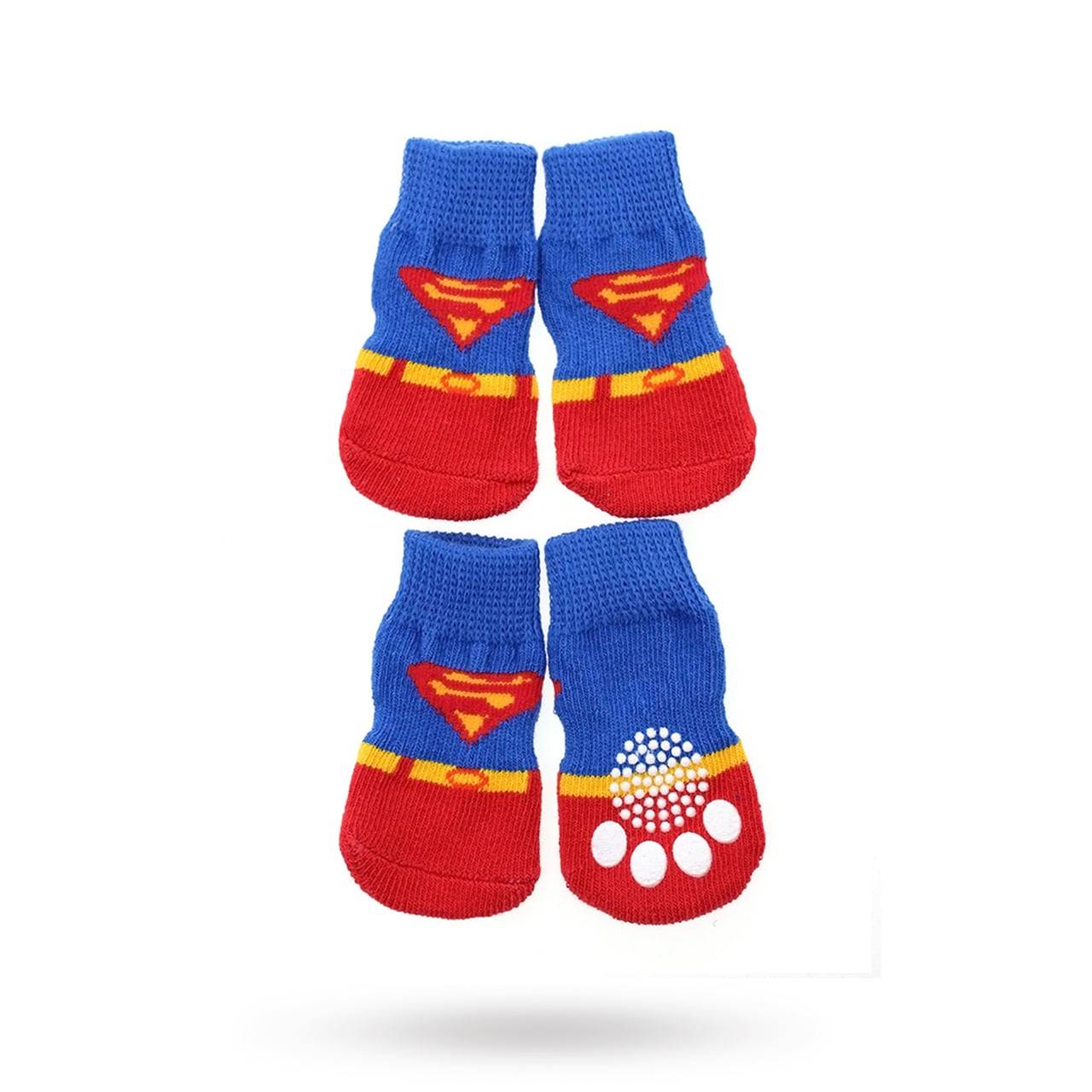 Superdog - Hundstrumpor Med Antiglid - blue (m)