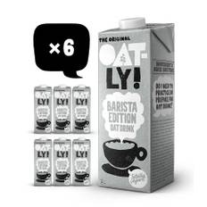 Oatly Barista Haferdrink Barista Edition, Long Life 1 Litre (6er Pack)