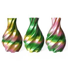 3DE Premium - PLA Silky - Tricolor Gold, Green and Pinkish - 1.75mm - 1kg