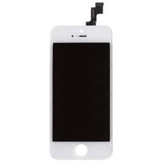 iPhone 5S/SE Display Glas med LCD - Vit