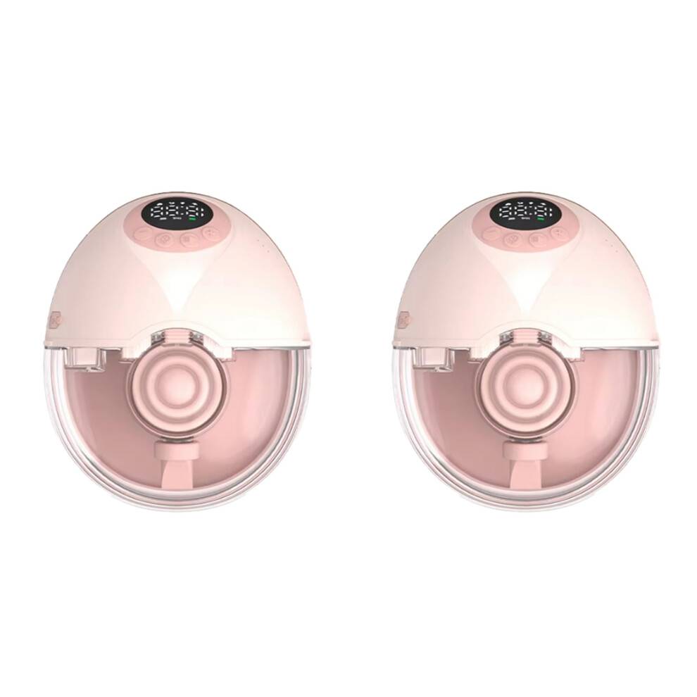 2X Wearable Wireless Bra Breast Pump with Cordless Bottle Design Wearable Silicone Flange Milk Manual Breast Pump