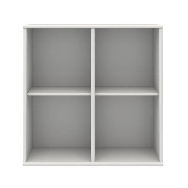 Mistral - Modul 025 Bogkasse - Lys grå 70 cm x 70 cm x 27 cm | Møbelsalg.dk