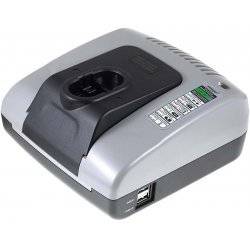 Powery Batteri-Lader med USB kompatibel med Bosch AL2450 DV
