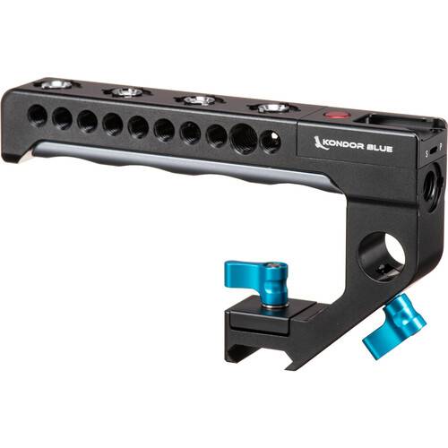 Kondor Blue Cage Top Handle med  Start/Stop Camera Control for EOS R5, RED KOMODO, FUJI, Z CAM, URSA, C300, C70, SONY A7, LUMIX