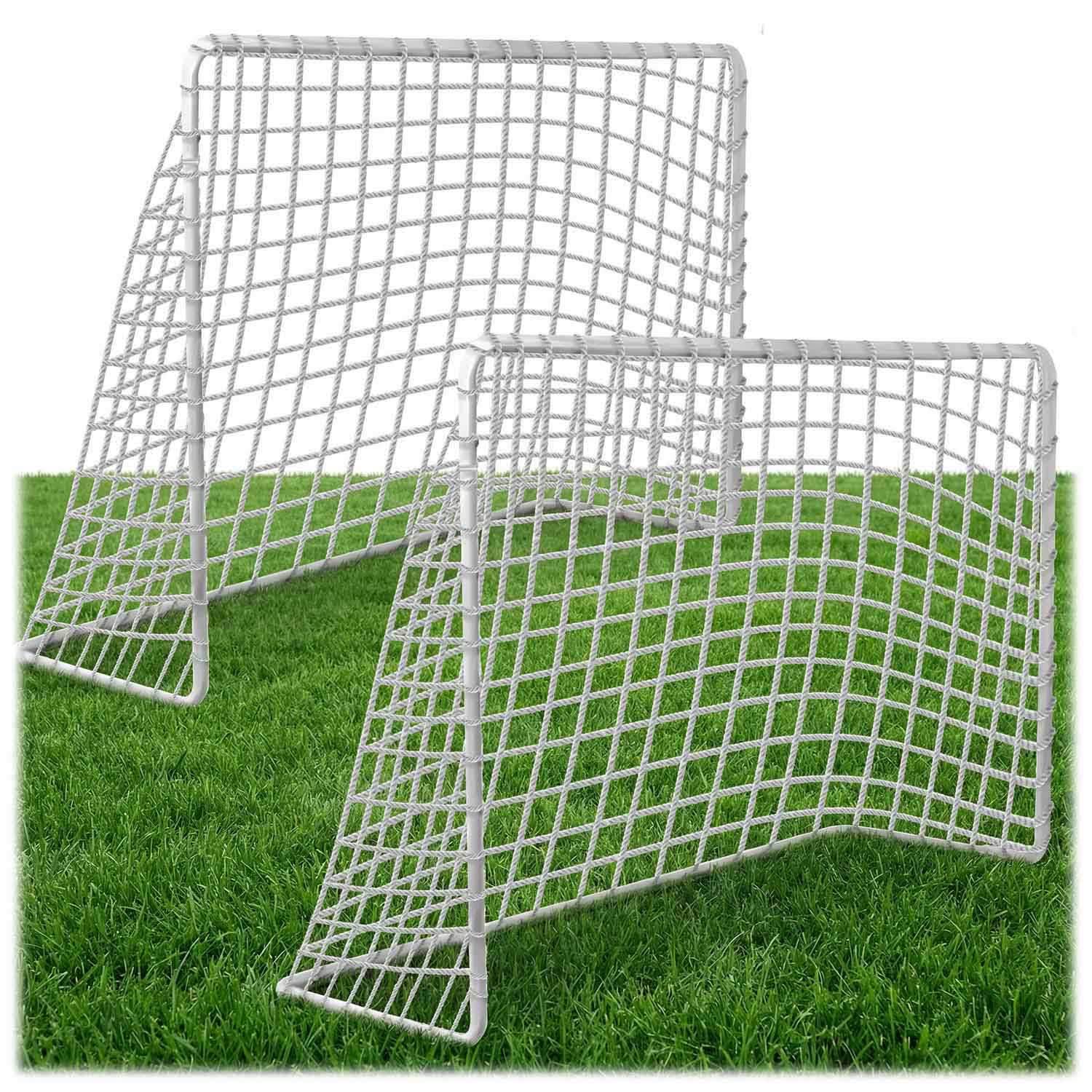 Bærbare fodboldmål til børn – sæt med 2, 183 x 122 cm