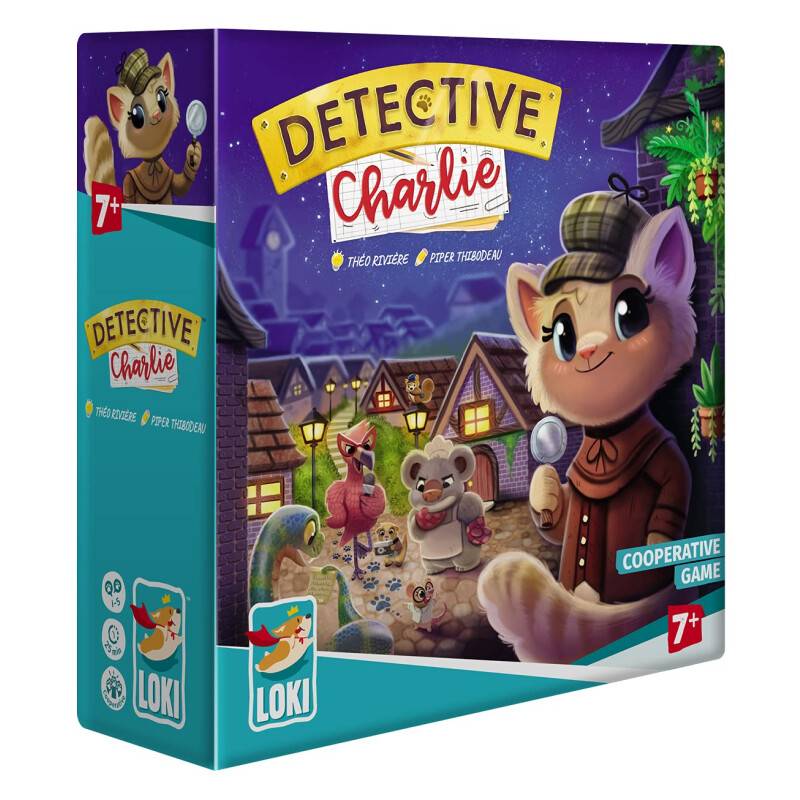 Iello, Detective Charlie, Board Game, Ages 7+, 1 to 5 Players, 25...