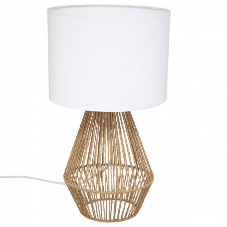 Bordslampa Natur Vit "Lila" H.40 cm