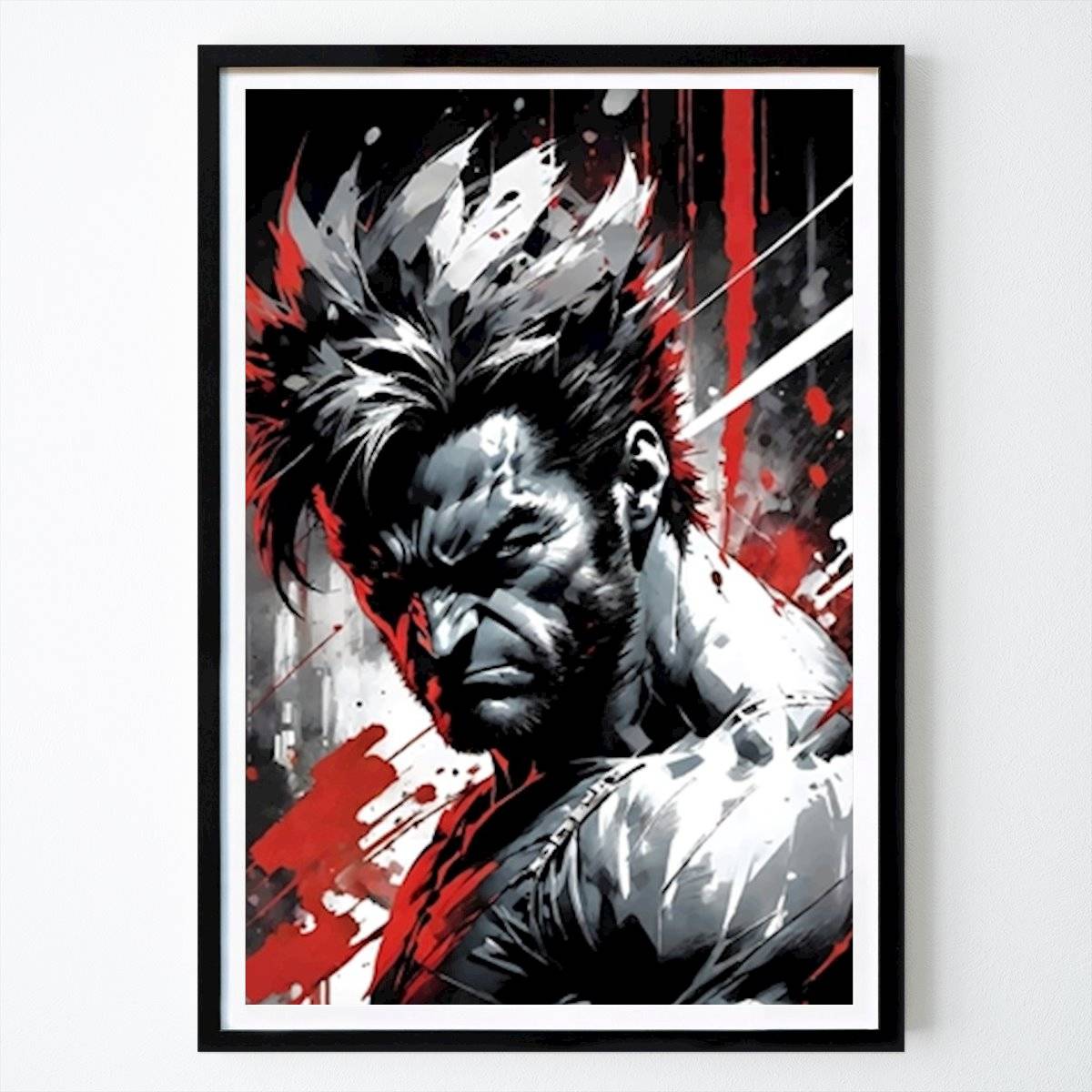Illustration Poster: Logan Wolverine av Arakarastudio