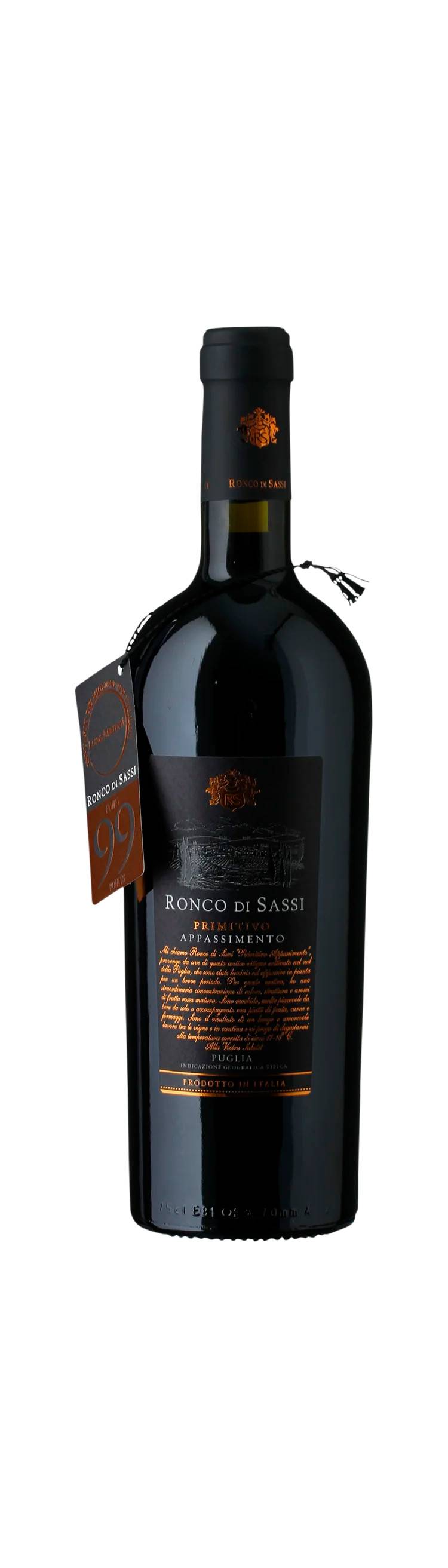 Ronco Di Sassi Primitivo 2022 15% 99 POINT | 75 cl.