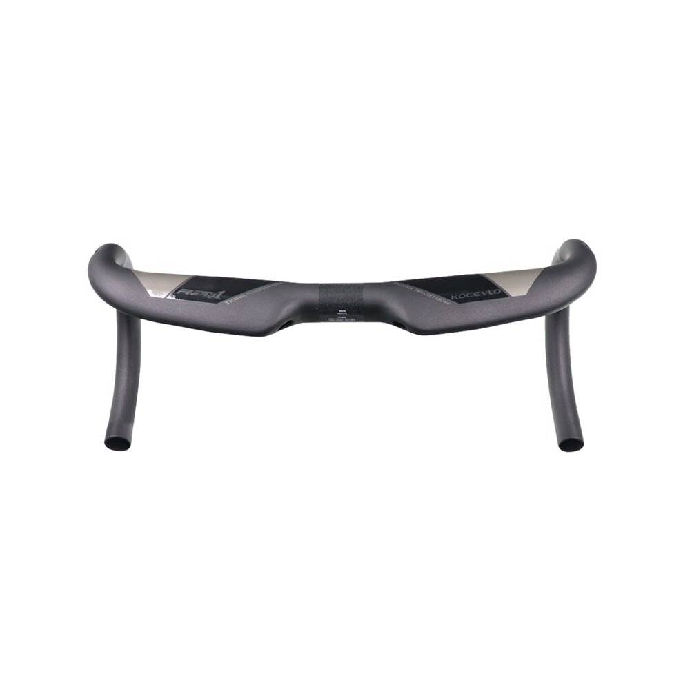 KOCEVLO Carbon Fiber Ultralight Road Bike Handlebar 440mm Matte Internal Routing Road Bike Handlebar
